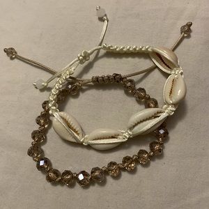 Two fashion bracelets